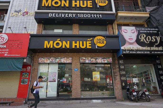 Chuỗi nhà hàng Món Huế vừa đóng cửa hàng loạt ở Hà Nội và TP.HCM là thương hiệu ẩm thực đầu tiên của Công ty TNHH Chế biến Thực phẩm Huy Việt Nam. Ảnh: VTC.