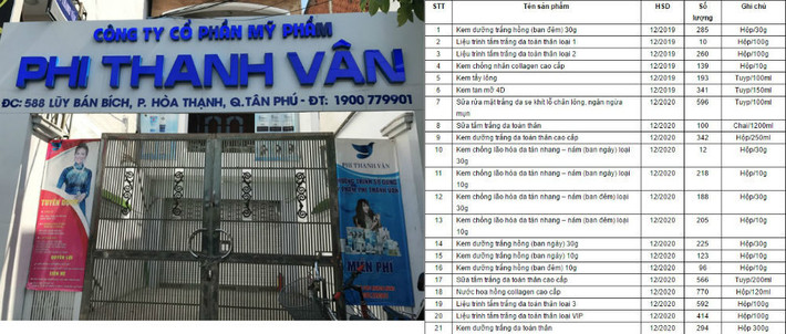 Cụ thể, tháng 1/2018, công ty mỹ phẩm của Phi Thanh Vân bị xử phạt 155 triệu đồng không đủ điều kiện lưu hành. Ảnh: Vietnamnet.
