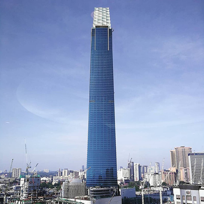 Tòa tháp bao gồm 106 tầng và 6 tầng hầm. Ảnh: Wiki.