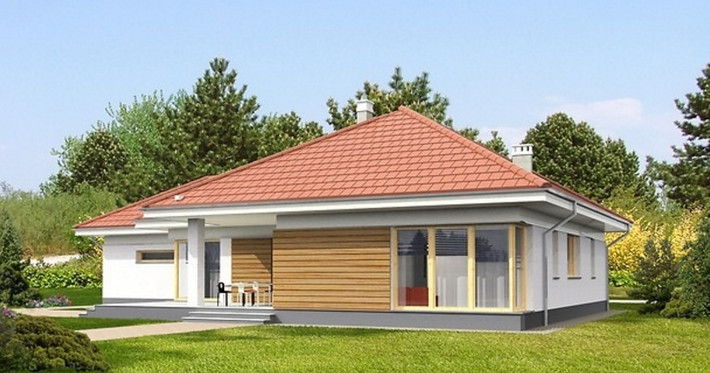 Ngôi nhà thoáng mát và tận dụng được tối đa lượng năng lượng mặt trời bởi tấm kính cường lực trong suốt. Ảnh: Nhadepktv.