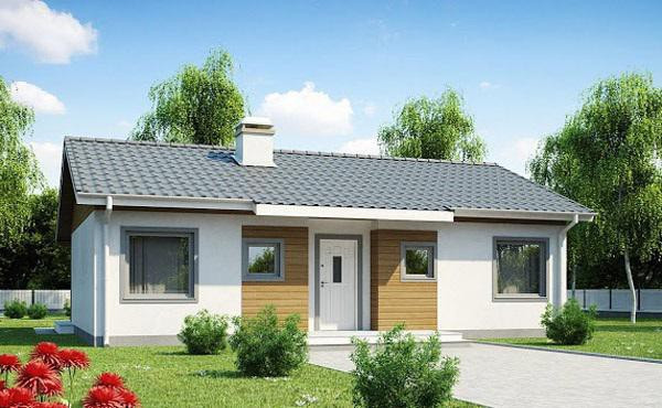 Với diện tích 100m2, nhà cấp 4 hoàn toàn có thể bố trí phòng khách, phòng bếp, 3 phòng ngủ, nhà tắm, WC và gara ô tô hoặc sân vườn. Ảnh: Internet.