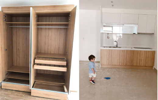 Căn hộ của Hằng Túi thuộc dự án chung cư cao cấp có vị trí gần cầu Thuận Phước - Đà Nẵng.
