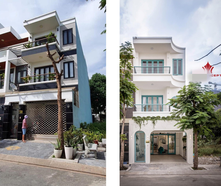 Tọa lạc tại Bình Dương, ngôi nhà 3 tầng có tổng diện tích 300m2 là nơi sinh hoạt của cặp vợ chồng trẻ và một người con trai. Mong muốn có một không gian sống hiện đại và sang trọng hơn, gia chủ quyết định cải tạo lại công trình.