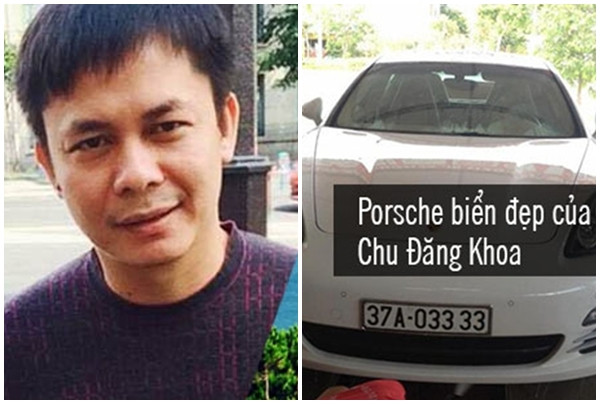 "Đại gia kim cương" Chu Đăng Khoa xuất thân từ gia đình giàu có xứ Nghệ. Anh được cho là sở hữu khối tài sản đồ sộ, từng gây chú ý với xe Porsche có biển số độc đáo và căn biệt thự hoành tráng tại Hà Nội. Ảnh: Dân Việt