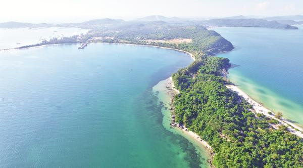 Dự án Khu phi thuế quan - khu công nghiệp sạch tại Khu kinh tế Vân Đồn tại xã Bình Dân (đảo Cái Bầu, Vân Đồn) có tổng vốn đầu tư dự kiến 27.300 - 31.500 tỷ đồng. Ảnh: Baohaiquan.