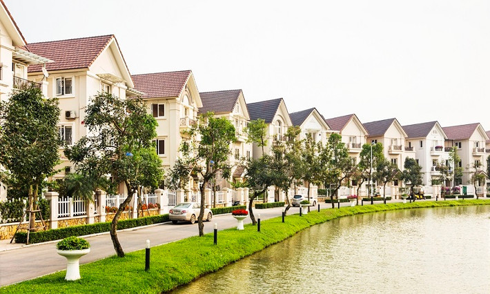 Khu đô thị có tổng diện tích là 183,5 ha, được khởi công xây dựng vào đầu tháng 5 năm 2011. Ảnh: Vinhome.