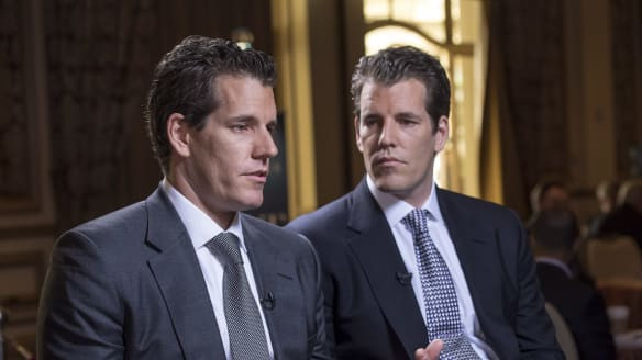 Trong khi đó, Cameron Winklevoss, tỷ phú Bitcoin đầu tiên trên thế giới, dự báo giá đồng tiền ảo Bitcoin có thể tăng tới 20 lần so với hiện tại. Ảnh: Brisbane Times.