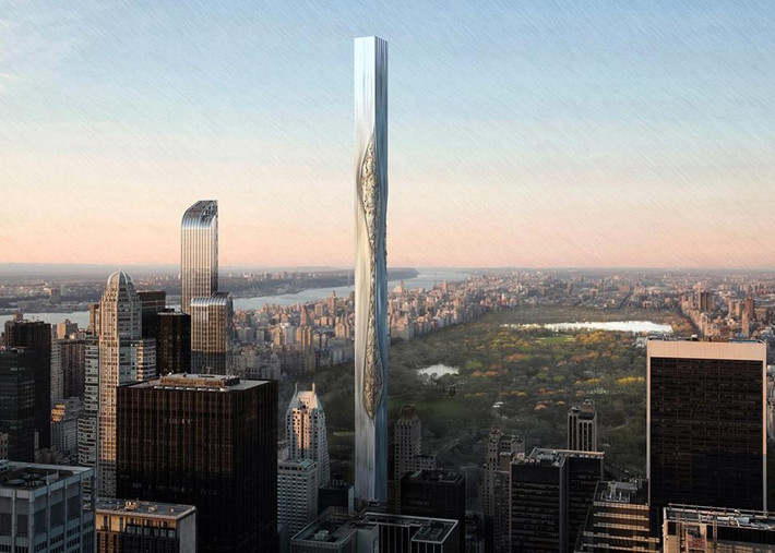 Tòa tháp chọc trời xây bằng vật liệu uốn dẻo ở thành phố New York.
