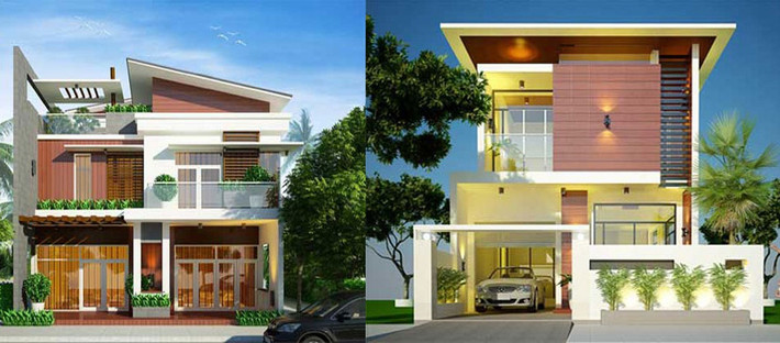 Mái chéo kết hợp cây xanh tạo cảnh quan vô cùng đẹp trong lòng thành phố. Ảnh: Kienanvinh.