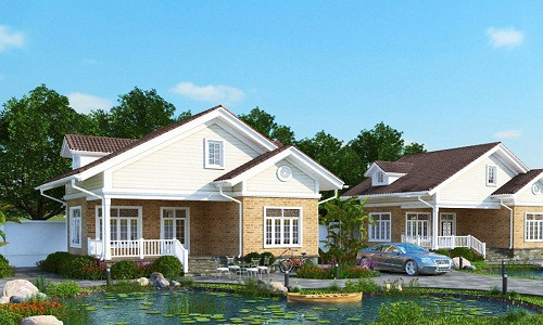 Mẫu biệt thự theo kiến trúc cổ điển nhưng sang trọng và gần gũi thiên nhiên. Ảnh: 10nhadep.