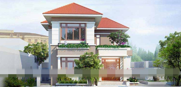 Màu sắc trung tính nhẹ nhàng và hệ thống cửa sổ, cửa chính bằng kính khung gỗ mang đến nguồn sáng tự nhiên lớn cho không gian bên trong. Ảnh: Savic.