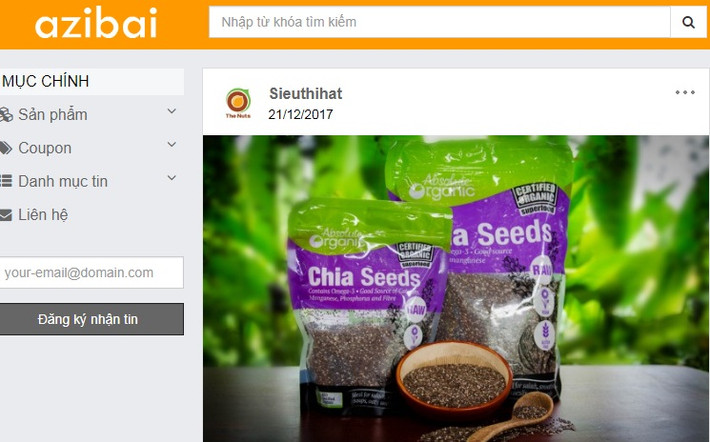 Mạng xã hội kinh doanh Azibai sở hữu những tính năng giúp doanh nghiệp tối ưu hóa các hoạt động kinh doanh như xây dựng thông tin doanh nghiệp, dịch vụ, tiếp thị hàng hóa...Ảnh: Azibai.