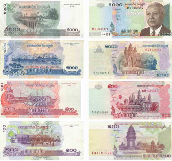 Đồng tiền của các nước trong khu vực Đông Nam Á cũng thu hút sự tò mò của nhiều người. Giá của các tờ tiền Riels Campuchia dao động từ 25.000 - 40.000 đồng/tờ (mệnh giá 500 riels, 2000 riels... ).