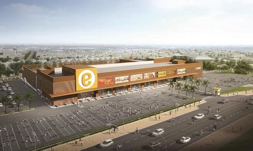 Emart Gò Vấp có tổng vốn đầu khoảng 60 triệu đô la Mỹ, bắt đầu khởi công xây dựng vào đầu năm 2015, khai trương ngày 28/12/2015. Ảnh phối cảnh siêu thị Emart.