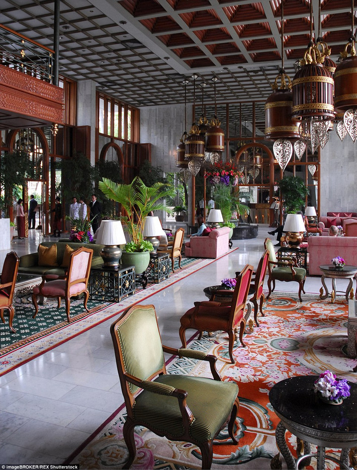 Khách sạn Mandarin Oriental ở Bangkok, Thái Lan.