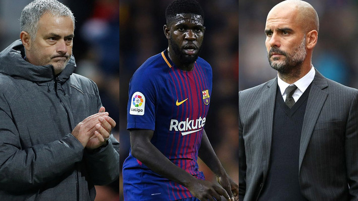 Samuel Umtiti trở thành mục tiêu chuyển nhượng của những đội bóng hàng đầu châu Âu trong đó Real Madrid và lần lượt là Man City và M.U săn đón. Ảnh: Goal
