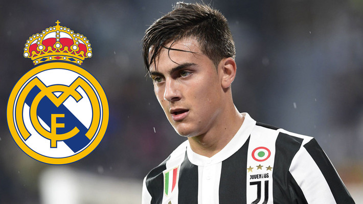 Chuyển nhượng cầu thủ từ Marca, Real vẫn âm thầm theo đuổi Paulo Dybala, bên cạnh một số mục tiêu như Neymar, Lewandowski hay Harry Kane. Ảnh: Marca