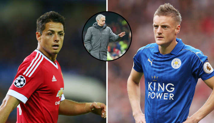 Tờ Telegraph cho hay, nếu thất bại trong việc lôi kéo Sanchez, Mourinho sẽ chuyển hướng săn hai tiền đạo khác là Jaime Vardy hoặc Chicharito. Ảnh: Telegraph