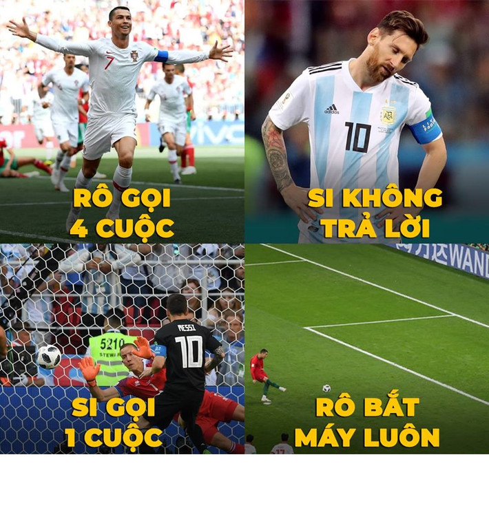 Ronaldo đã gọi 4 cuộc nhưng Messi không trả lời. Nhưng khi M10 gọi lại, CR7 đã ngay lập tức đáp trả.