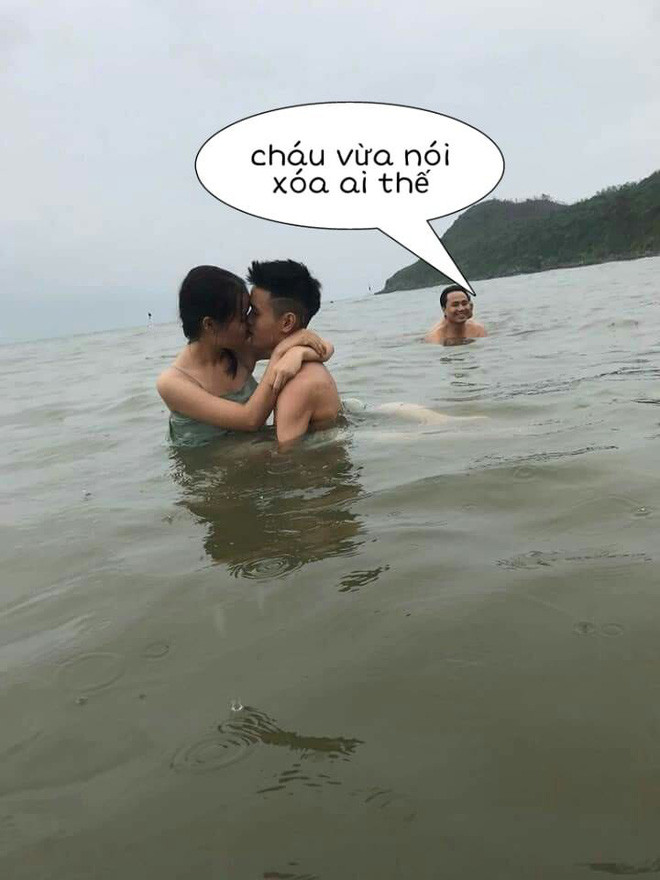 Đã không xóa ông chú đi mà dân mạng còn chế ảnh dẫn lời ông chú.