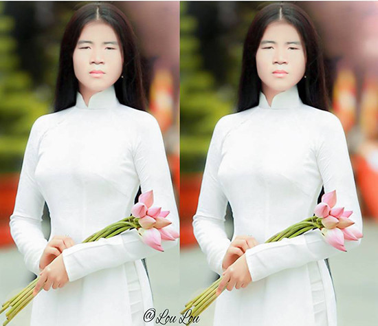 Trước đó, các cầu thủ như Duy Mạnh hay Hà Đức Chinh cũng được dân mạng đưa vào bộ ảnh chế thiếu nữ quyến rũ. Trong chiếc áo dài trắng, "Ngọc Chinh" thật tinh khôi.