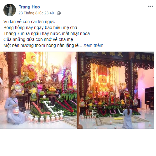 Việc lên chùa cầu chúc mùa Vu Lan là điều mà nhiều bạn trẻ lựa chọn.