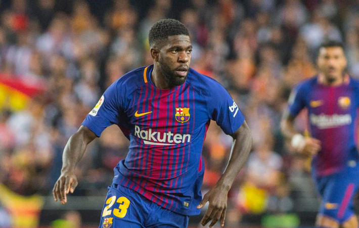 Sau khi thông tin mức phí giải phóng hợp đồng trị giá 53 triệu bảng của Umtiti bị lộ, Chelsea, PSG và Real lập tức nhảy vào cuộc. Ảnh: Goal