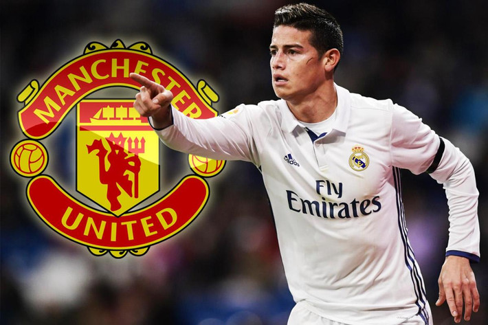 Chuyển nhượng bóng đá từ The Sun, Real đã thẳng thừng từ chối M.U thương vụ James Rodriguez dù đưa ra bất cứ giá nào. Ảnh: The Sun