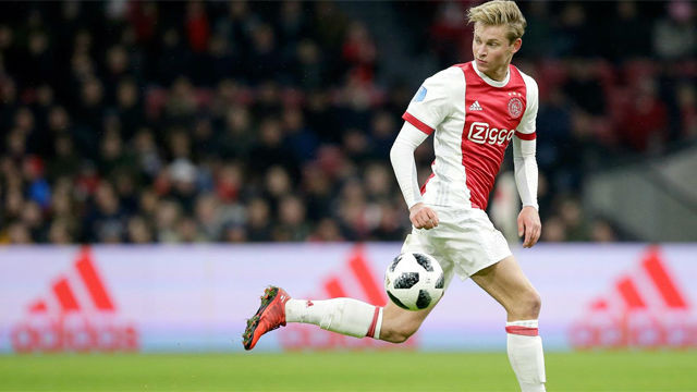 The Sun đưa tin, MU đã gia nhập cuộc đua giành chữ kí của Frenkie de Jong, tài năng trẻ người Hà Lan thuộc biên chế Ajax Amsterdam.
