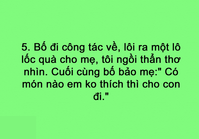 Tình yêu của bố mẹ cũng có nhiều cung bậc cảm xúc: lo lắng, giận hờn, chiến tranh lạnh. Những lúc đó, chính những đứa con trở thành "cái cớ dễ thương" để 2 cụ làm hòa.