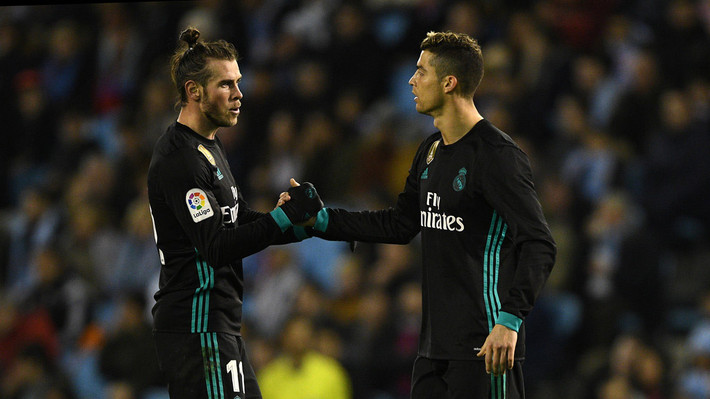 Sau trận hòa 2-2 với Celta Vigo, Ronaldo thể hiện thái độ giận dữ với một số đồng đội, nhất là Bale - người ghi cả 2 bàn cho Real Madrid.
