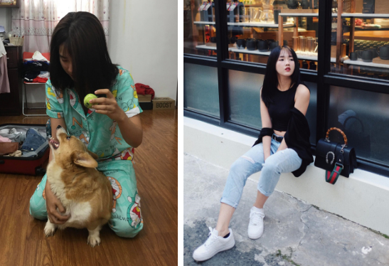 Ở nhà không ai nhận ra là hot girl, lên đồ dạo phố phát là Kiều Trinh mới hiện nguyên hình.