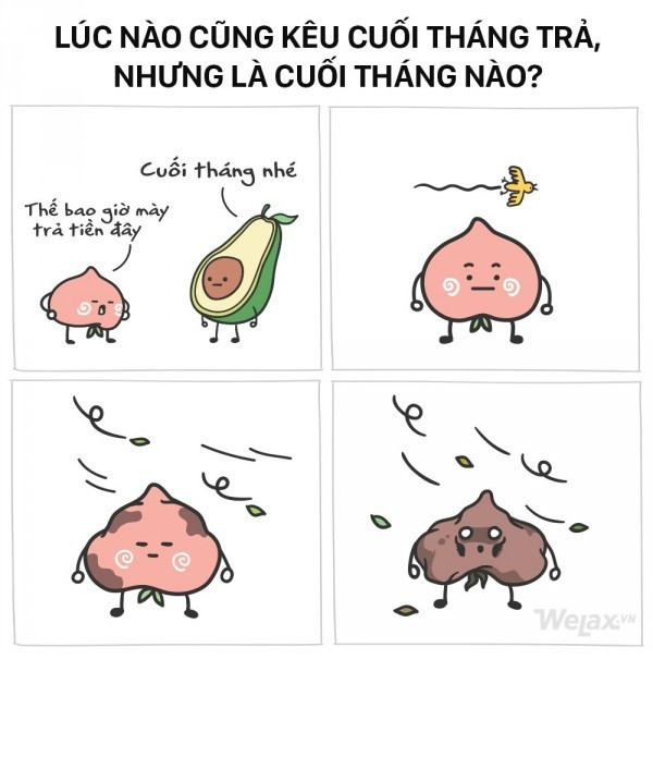 Trên mạng xã hội nhiều ngày qua cũng liên tục xuất hiện những hình ảnh chế hài hước nhưng vô cùng sâu cay về vấn nạn này, như nói hộ nỗi khổ của những ai còn chưa nhận được tiền nợ.