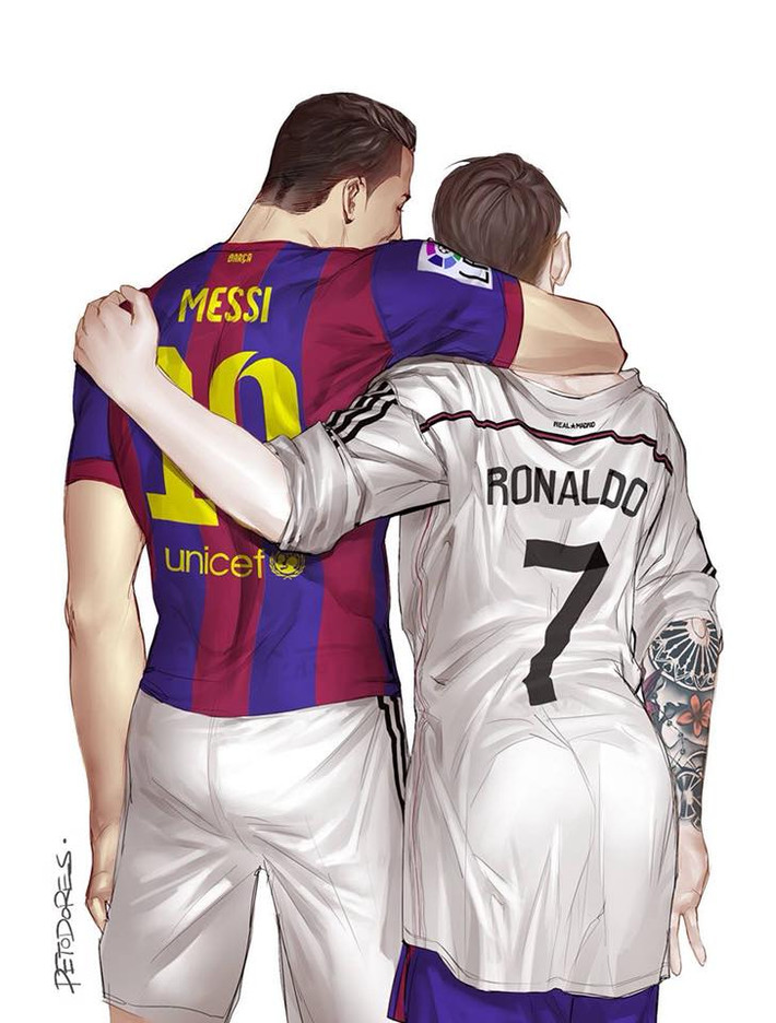 Dáng dấp của "tiểu mỹ thụ" Messi.