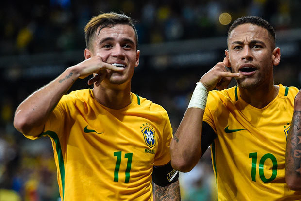 Neymar đã khuyên Coutinho đừng sang Barca nữa mà hãy đến Paris cùng anh. Nhưng rốt cuộc Coutinho vẫn chọn lựa Barca và siêu bom tấn đã "nổ" với giá 142 triệu bảng. Ảnh: Goal