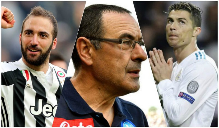 Gonzalo Higuain trên đường đến Chelsea, sau khi Juventus ký hợp đồng với Cristiano Ronaldo.