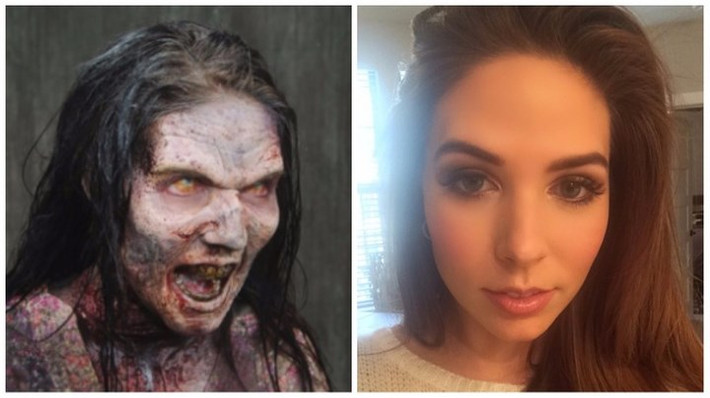 Nữ diễn viên Xan Angelovich đóng vai zombie khát máu trong series phim "The Walking Dead"khiến người xem bất ngờ về gương mặt xinh đẹp ngoài đời thực. Sau vai diễn này, Xan Angelovich không có ý định lấn sâu vào nghiệp diễn. Hiện tại cô dành “toàn tâm, toàn ý” cho sự nghiệp người mẫu đã lựa chọn.