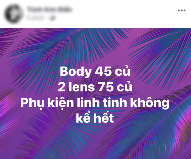 Không chỉ khoe quần áo, nhiều dân mạng yêu nhiếp ảnh còn khoe cả máy ảnh của mình để ăn theo trào lưu khoe đồ hàng hiệu trên mạng xã hội.