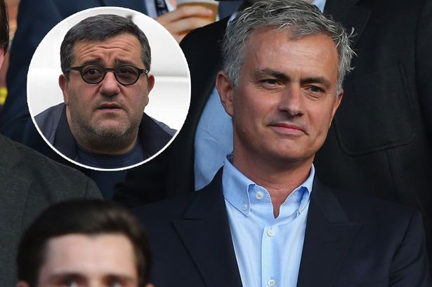 Chuyển nhượng bóng đá mới nhất The Times, Mino Raiola đang tác động lên Pogba để rời M.U khiến Mourinho mệt mỏi. Ảnh: The Times