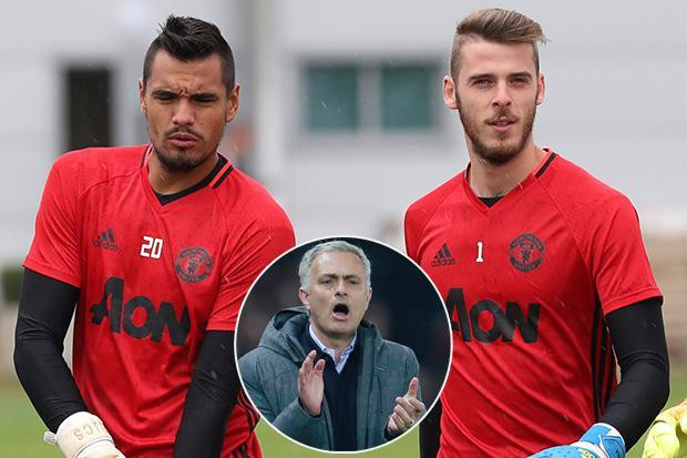 Tin chuyển nhượng bóng đá mới nhất từ M.E.N, De Gea tỏ ra phiền khi Mourinho cho Romero bắt chính tại FA Cup. Ảnh: M.E.N