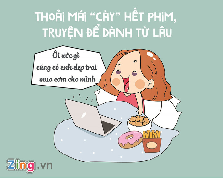 Đợt nghỉ dài hiếm hoi là lúc hội mọt phim được xem những bộ phim yêu thích từ lâu mà chưa có thời gian.