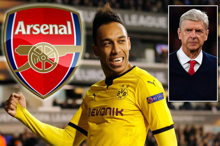 Xác nhận từ phía Dortmund cho biết, Arsenal đã gửi lời đề nghị đầu tiên của mình dành cho tiền đạo Pierre-Emerick Aubameyang và cái giá được đưa ra là 50 triệu euro. Ảnh: Mirror