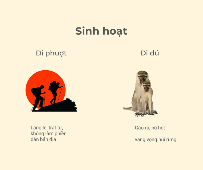 Đi phượt các phượt thủ thường lặng lẽ để tự mình khám phá mọi thứ và trầm tĩnh ngắm nhìn một cách cụ thể. Nhưng với một số bạn trẻ họ khác biệt và thường tạo ra những tiếng ồn gây ảnh hưởng tới người dân bản địa.