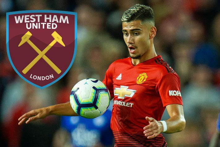 Chuyển nhượng bóng đá mới nhất từ Mirror, West Ham muốn mượn Andreas Pereira từ MU vào tháng 1 tới.