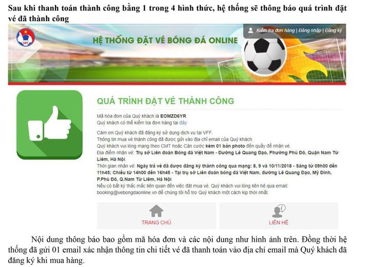 Theo nhận xét của nhiều người, việc VFF bán vé theo hình thức online sẽ giảm thiểu được khá nhiều nạn phe vé đang cực nhức nhối sau 2 trận đấu trên sân nhà vừa qua.
