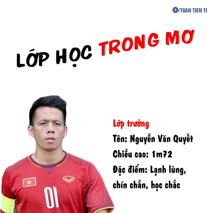 Nếu HLV Park Hang Seo là một thầy chủ nhiệm dạy giỏi, hiền lành, tâm lý thì lớp học trong mơ của các đội tuyển Olympic Việt Nam lại có một lớp trưởng mang tên Văn Quyết với vẻ lạnh lùng, chín chắn và học rất chắc.