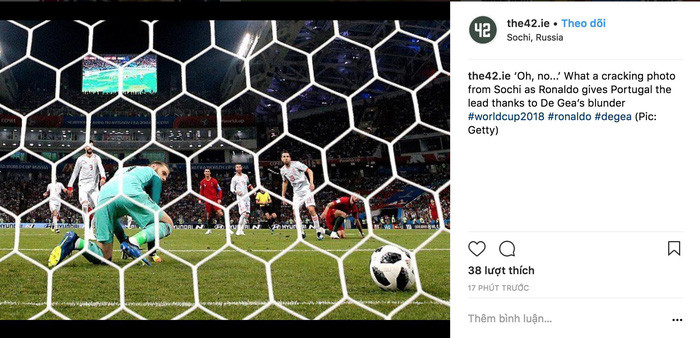 Trận "thư hùng" giữa Bồ Đào Nha và Tây Ban Nha tại World Cup 2018 đã mang đến cho khán giả những đường bóng mãn nhãn. Bên cạnh sự xuất sắc và những bàn thắng của Ronaldo hay Diego Costa thì một nhân vật nữa được nhắc tới nhưng theo chiều hướng xấu với những sai lầm của mình đó là De Gea.
