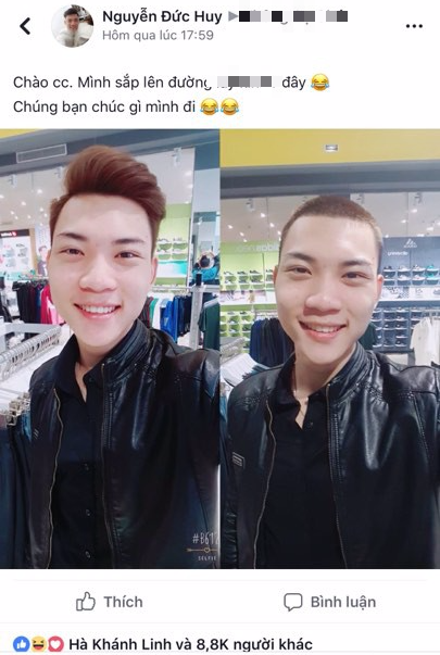 Sau những ngày ăn Tết vui vẻ bên người thân và gia đình, các nam sinh viên lại tiếp tục vào mùa tuyển quân nhập ngũ. Để phục vụ cho công việc đầy linh thiêng này, các bạn trẻ không chỉ chuẩn bị sẵn tinh thần xa nhà mà còn phải chấp nhận bỏ đi mái tóc bồng bềnh, phong cách của mình ngày nào để cắt đầu tóc 3 phân chuẩn với điều lệ nhà binh.