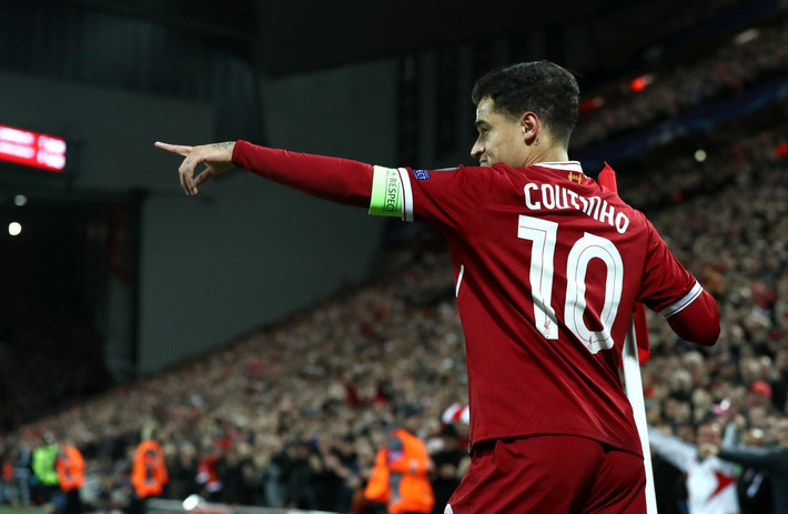 Barca đã đưa ra lời đề nghị có thể lên tới 180 triệu euro để chốt xong thương vụ Coutinho và mức phí này giúp anh trở thành cầu thủ đắt thứ hai thế giới sau Neymar. Ảnh: Goal