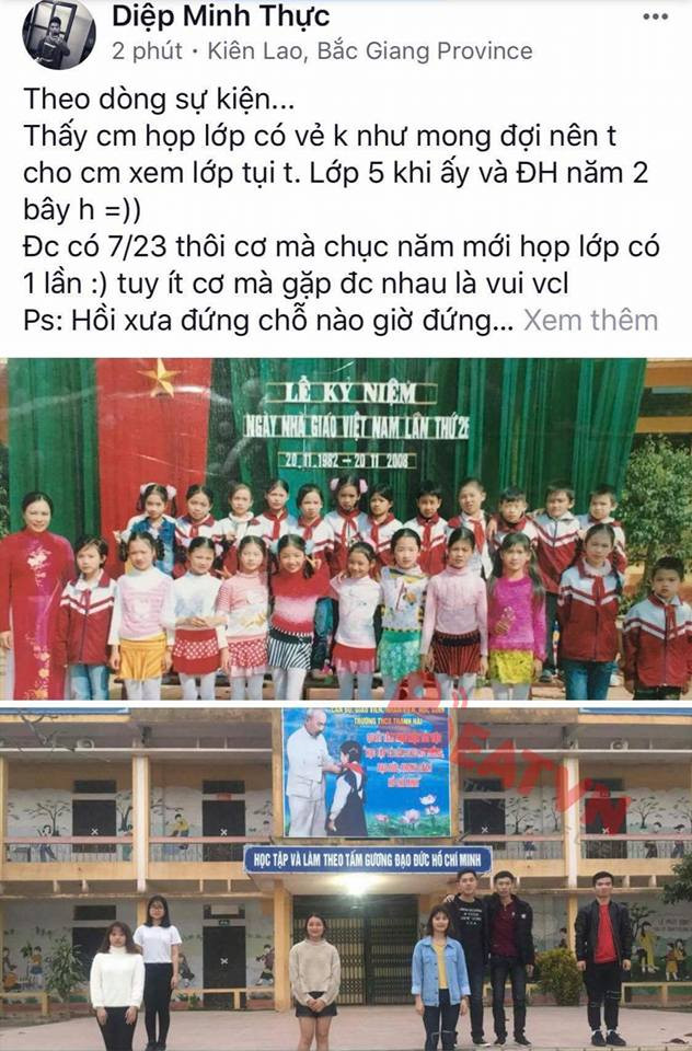 Có câu "Mùng 1 Tết cha, mùng 2 Tết mẹ, mùng 3 Tết thầy", bởi tinh thần tôn sư trọng đạo như vậy nên nhiều bạn trẻ sau khi hoàn thành trách nhiệm với gia đình đã sắp xếp công việc để họp lớp đầu năm.